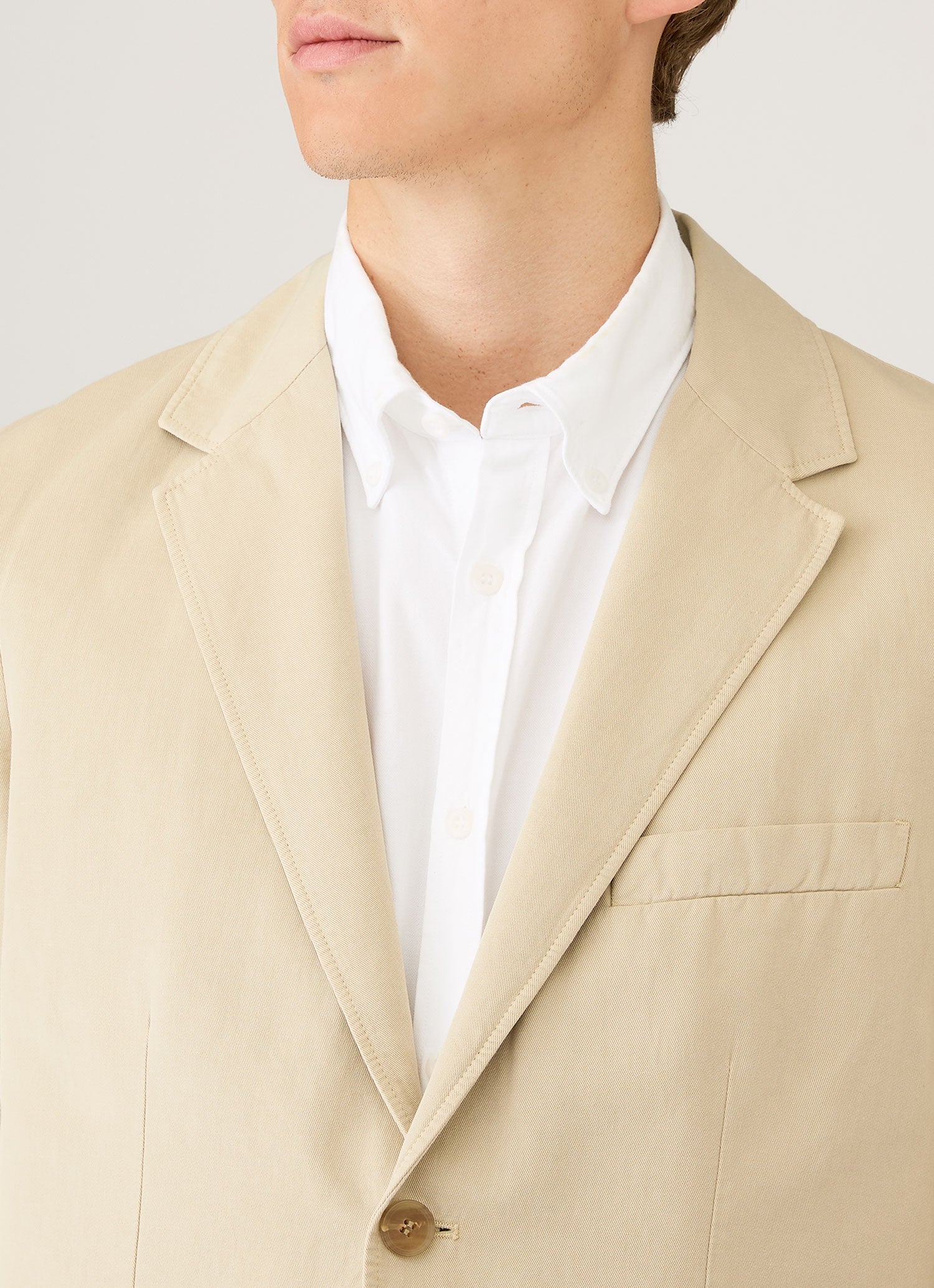 Men's Cotton Linen Blazer in Hazelwood - Image 6