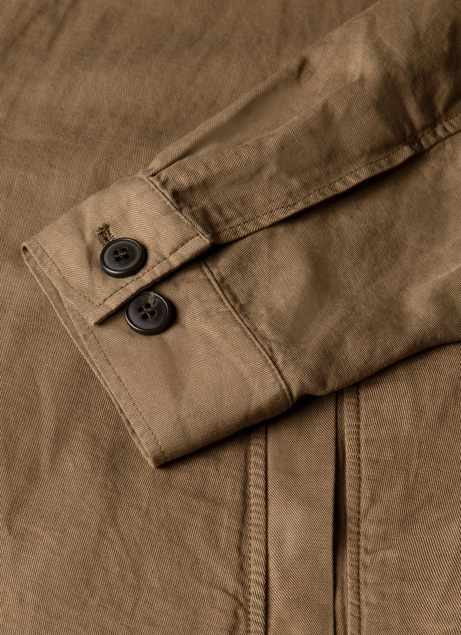 Men's Cotton Linen Jacket in Dark Cedar - Image 7