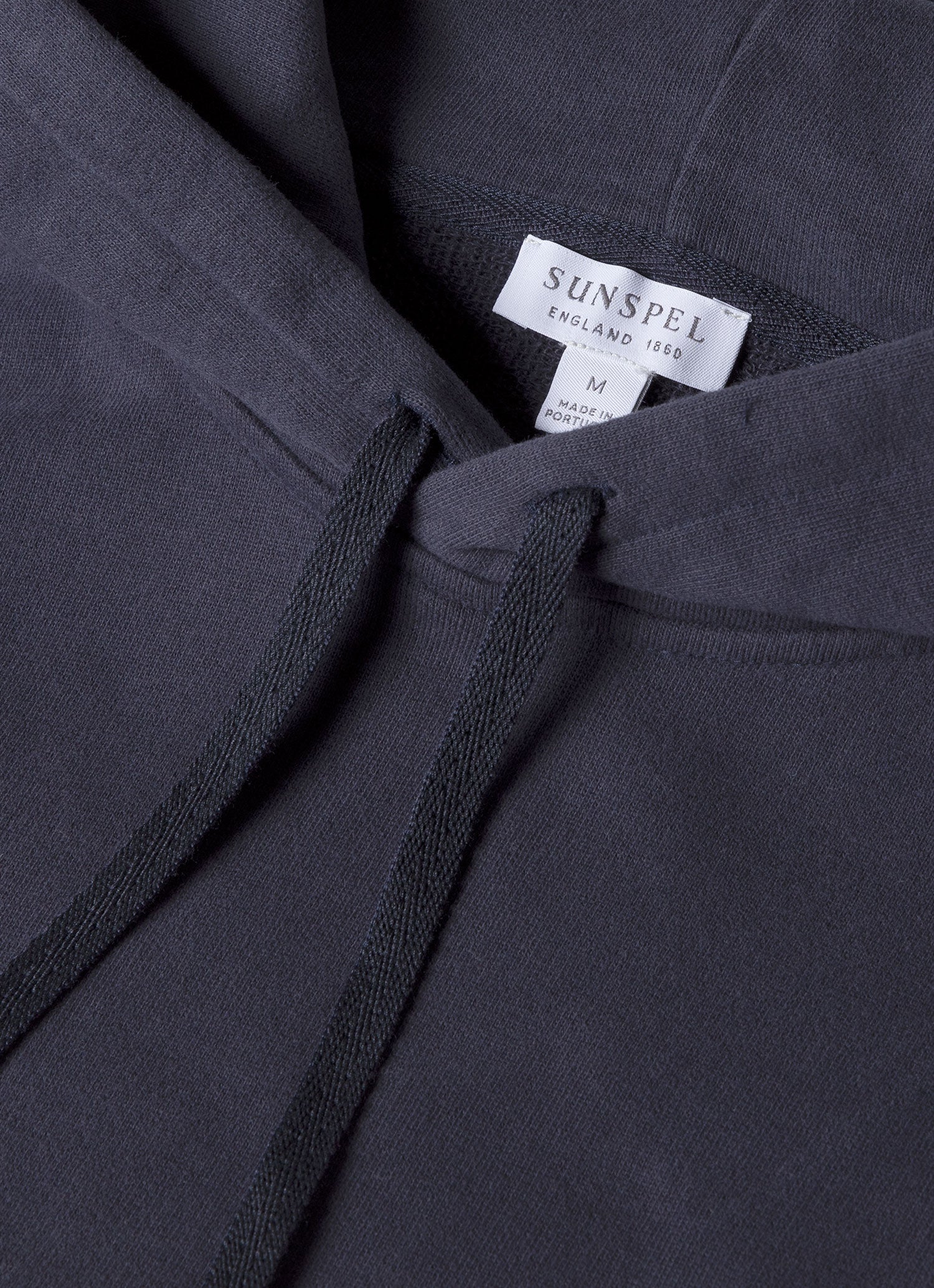 Men's Loopback Hoodie in Navy - Image 4