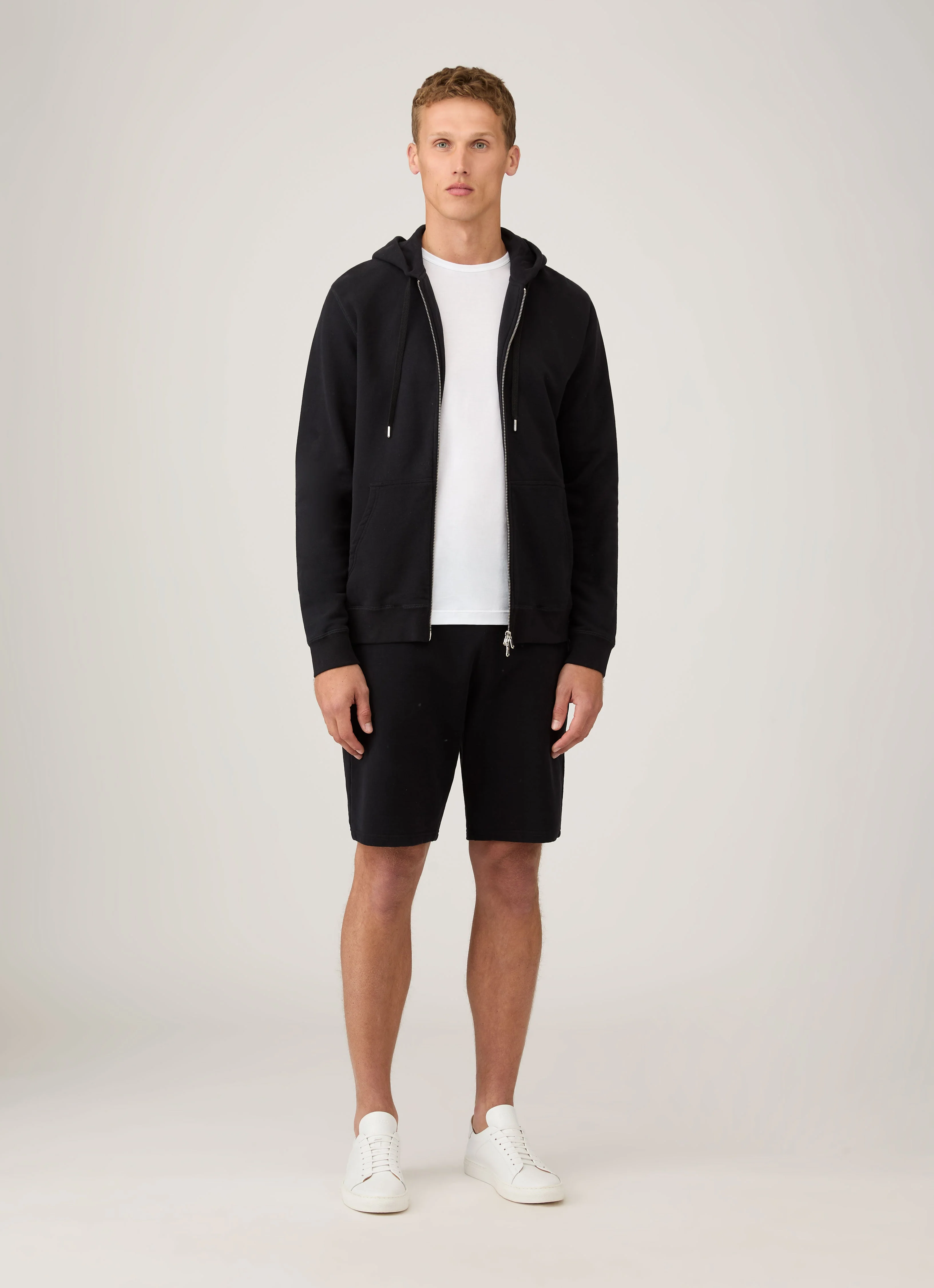 Men's Loopback Shorts in Black - Image 3