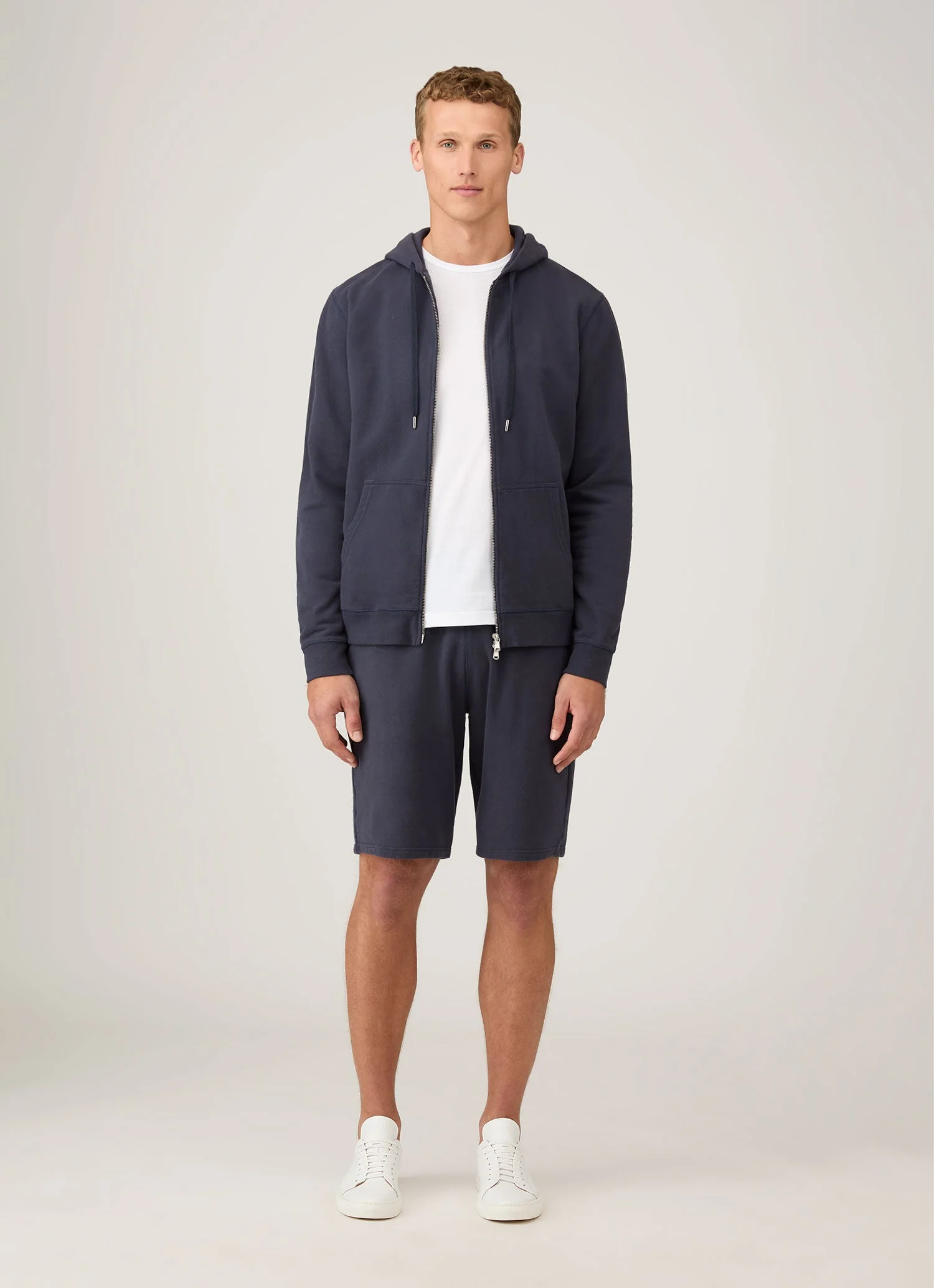 Men's Loopback Shorts in Navy - Image 3