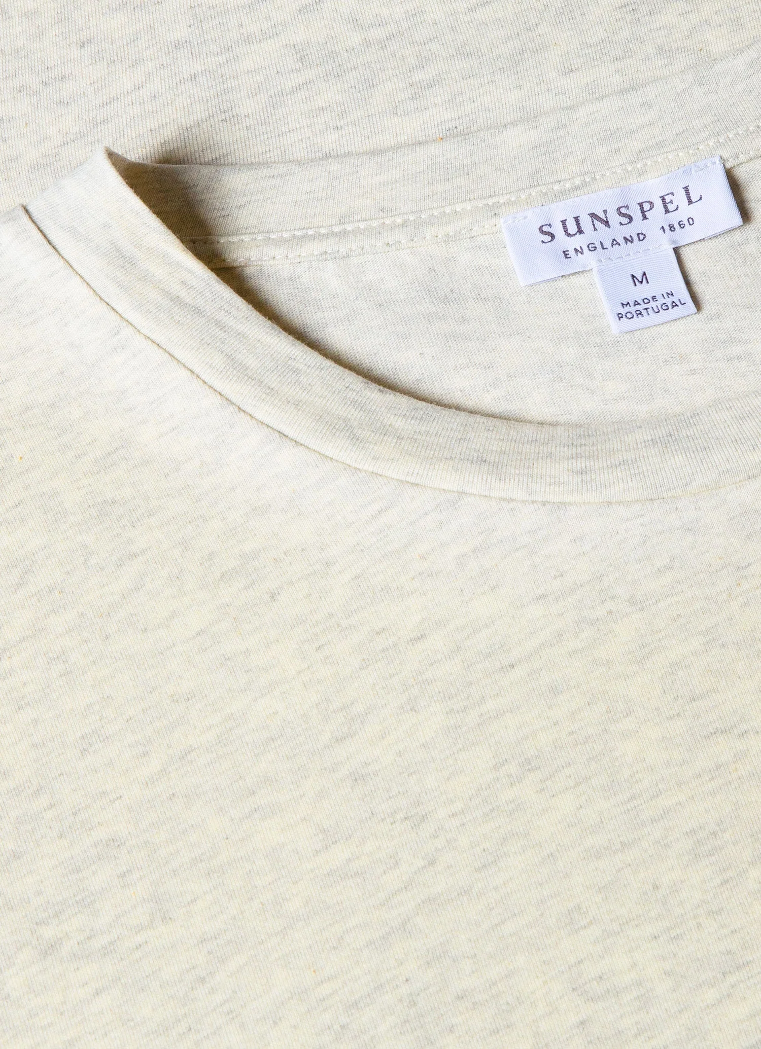 Men's Riviera T-shirt in Archive White Melange - Image 4