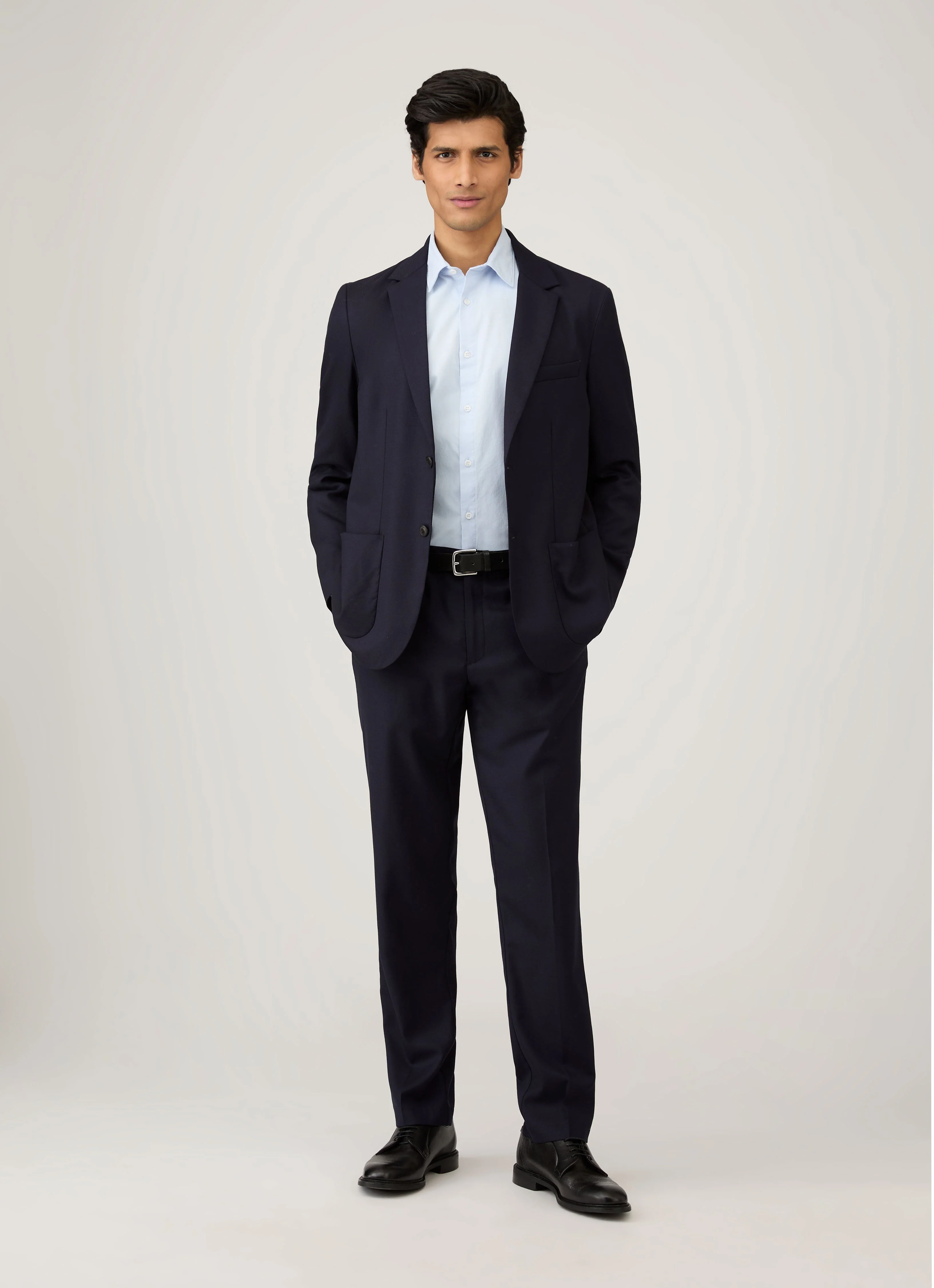 Men's Oxford Shirt in Light Blue - Image 3