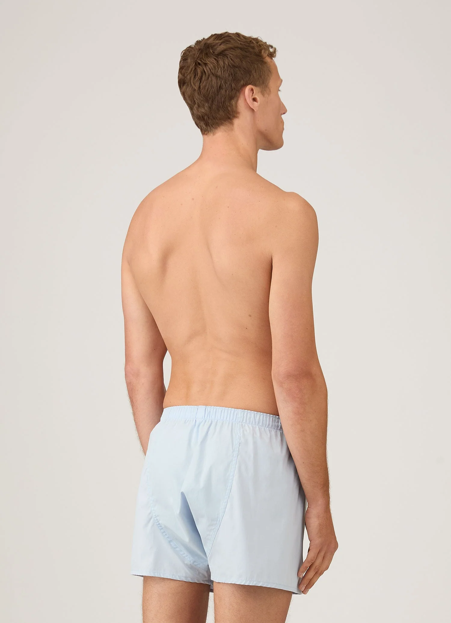 Men's Classic Boxer Short in Plain Blue - Image 3