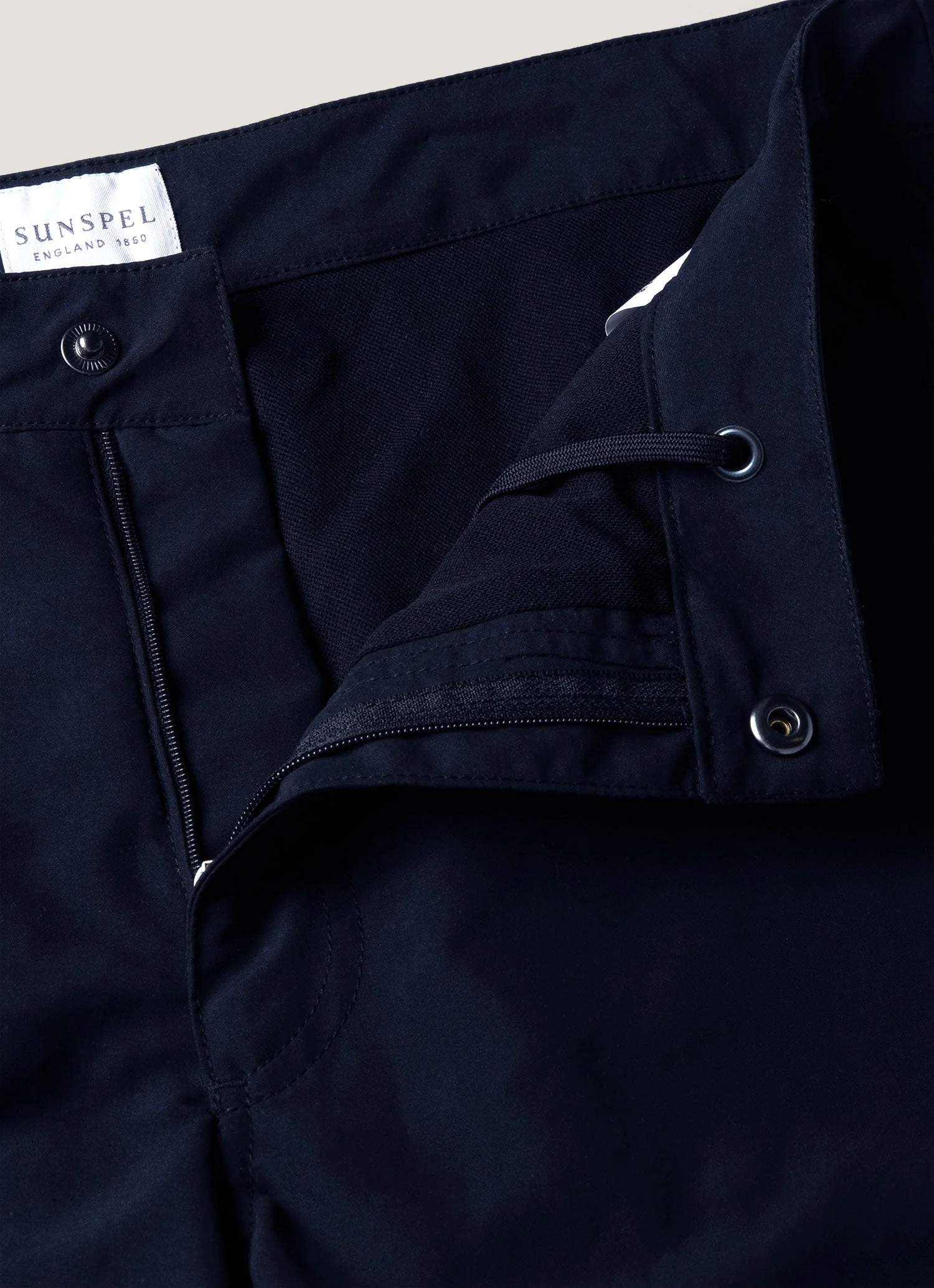 Men's Tailored Swim Short in Navy - Image 4