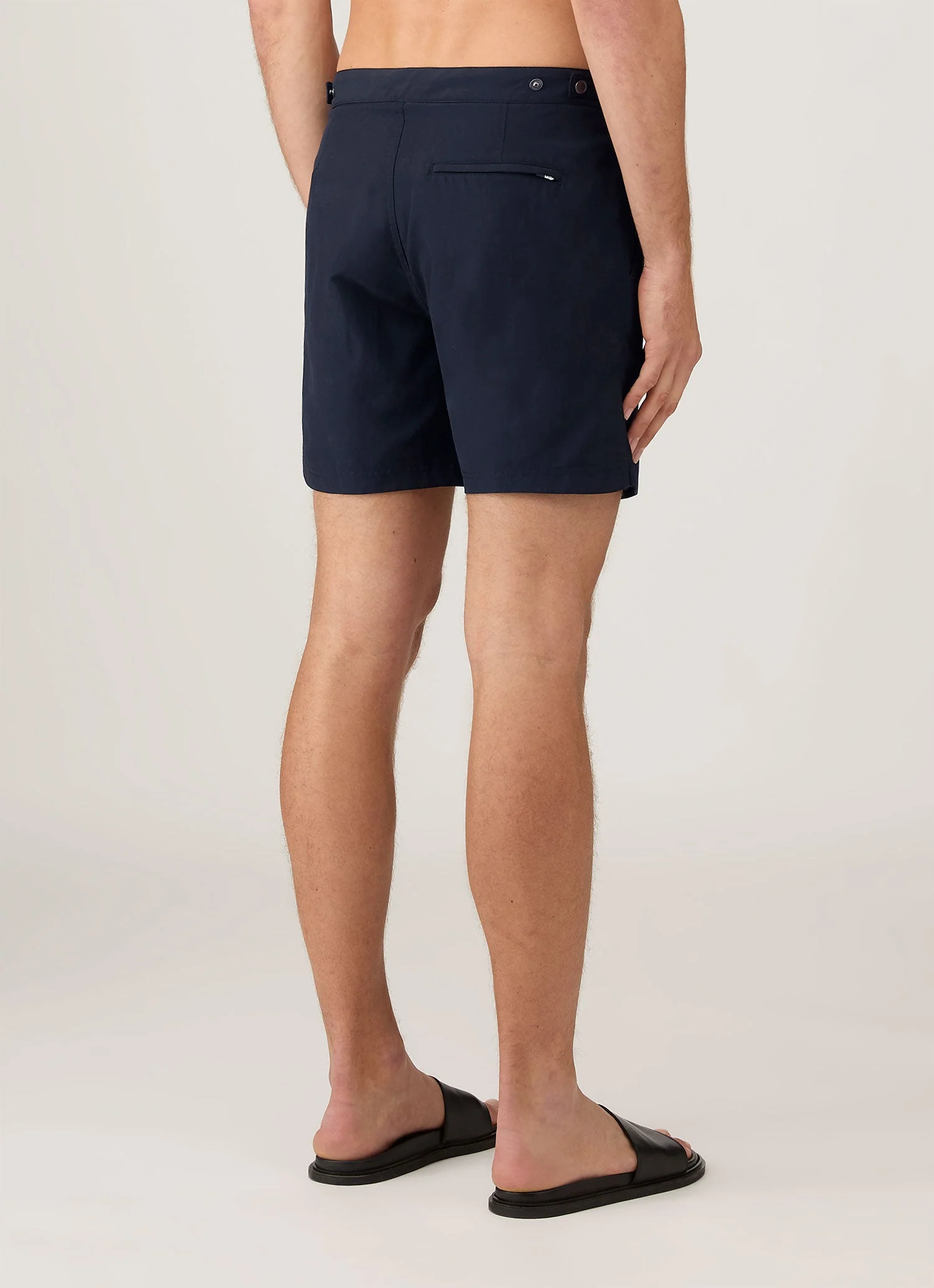 Men's Tailored Swim Short in Navy - Image 5