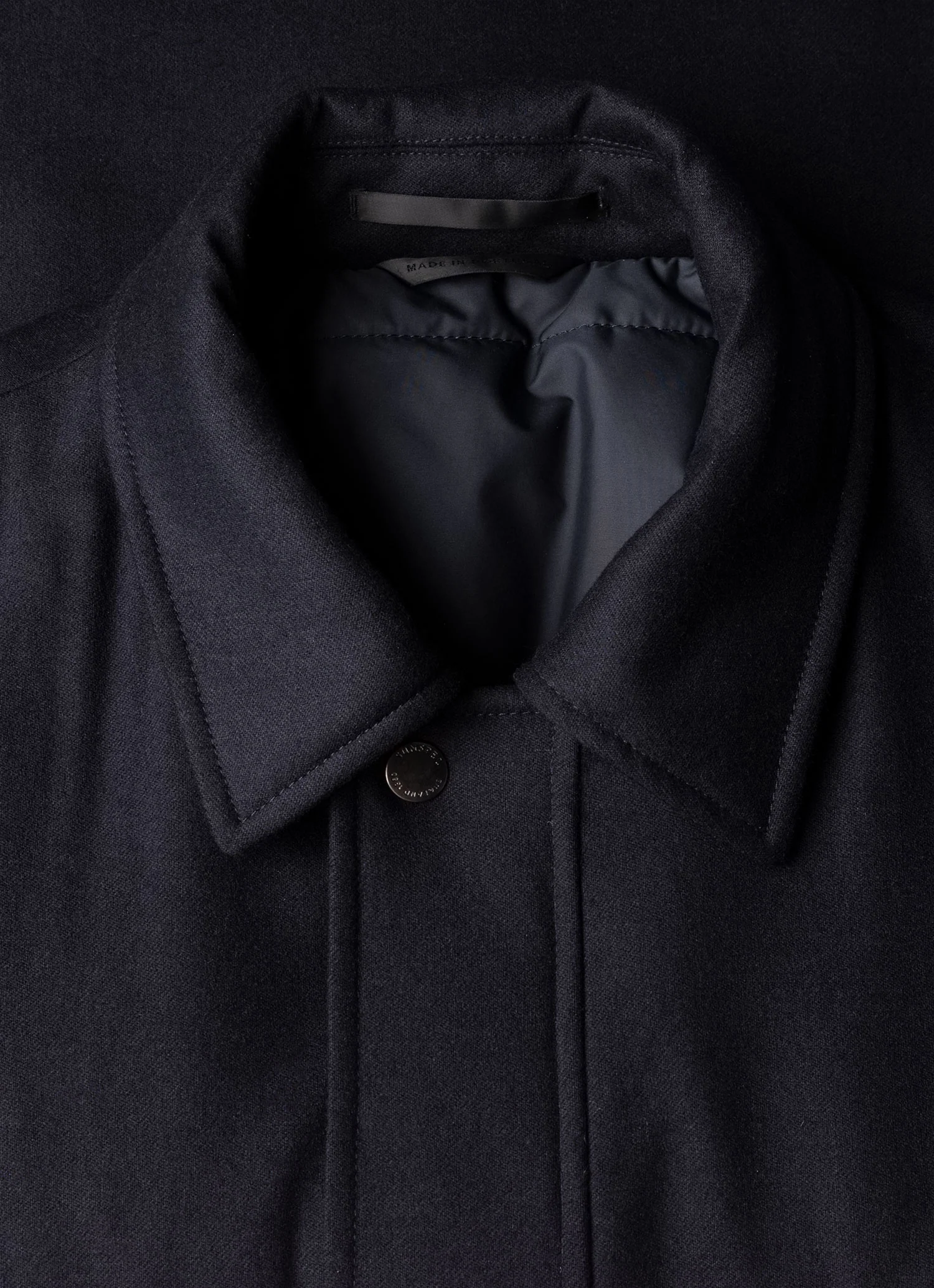Men's Wool Cashmere Field Jacket in Navy - Image 4