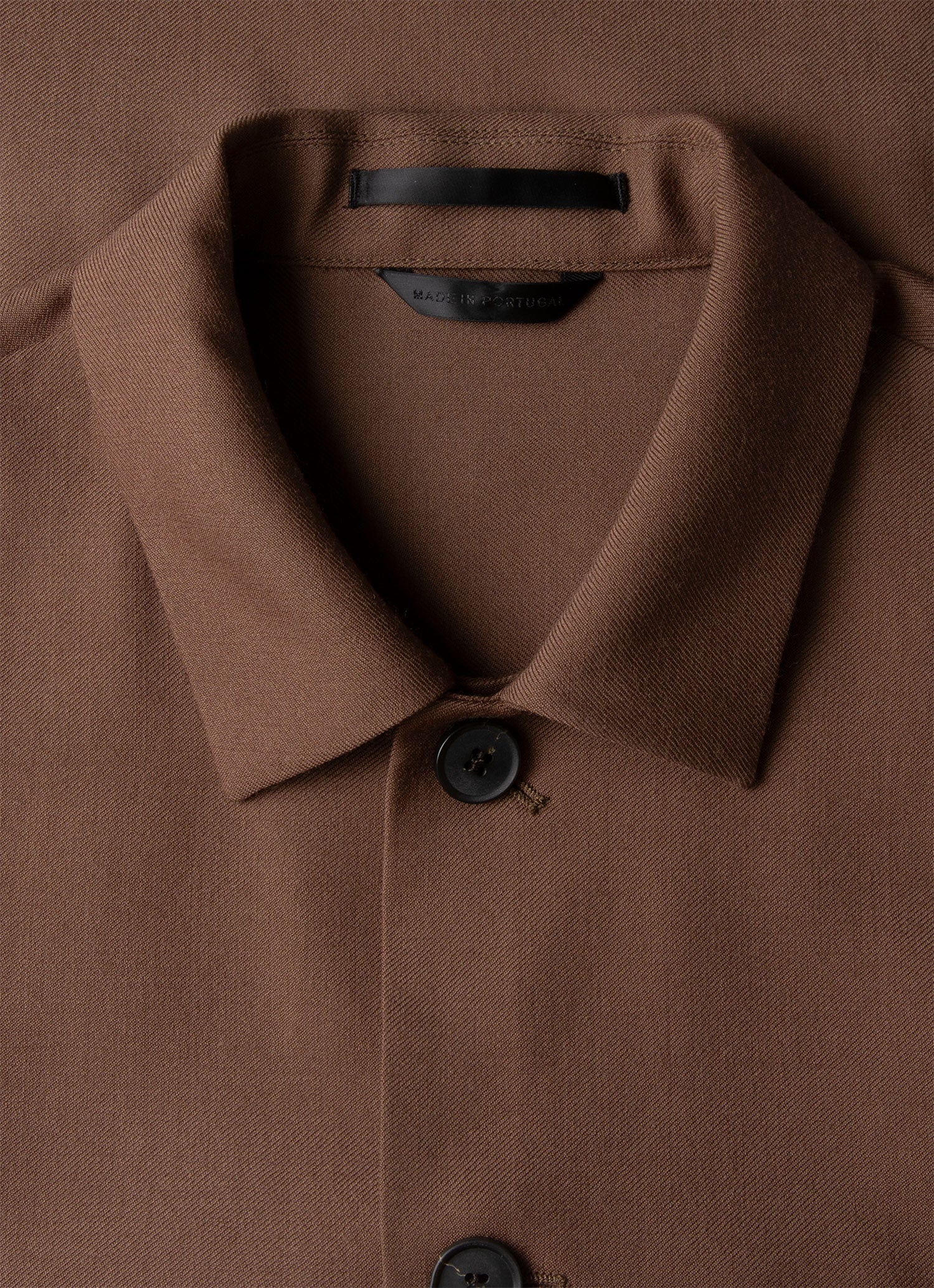 Men's Wool Twill Jacket in Light Brown - Image 4