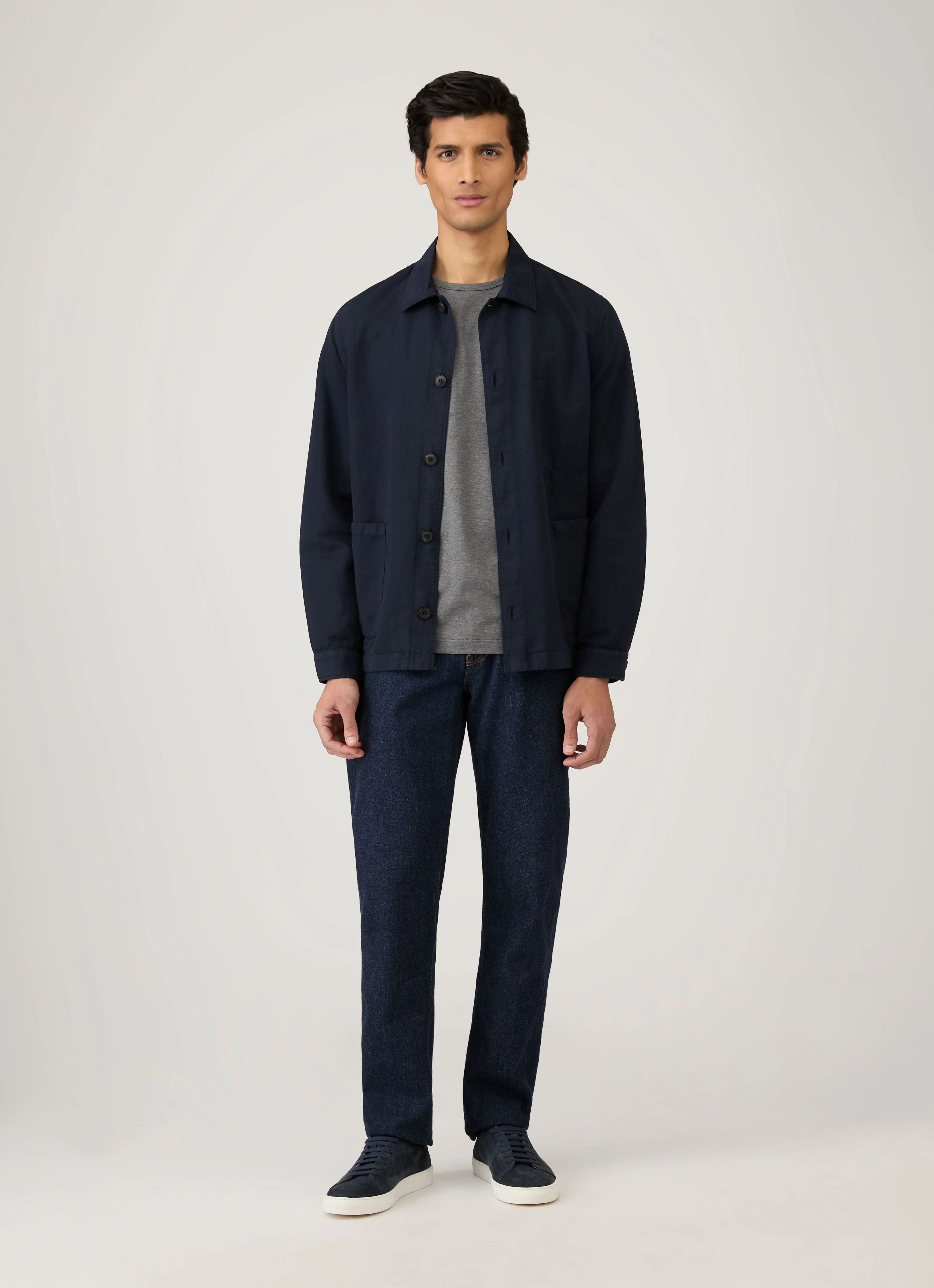 Men's Classic T-shirt in Charcoal Melange - Image 3